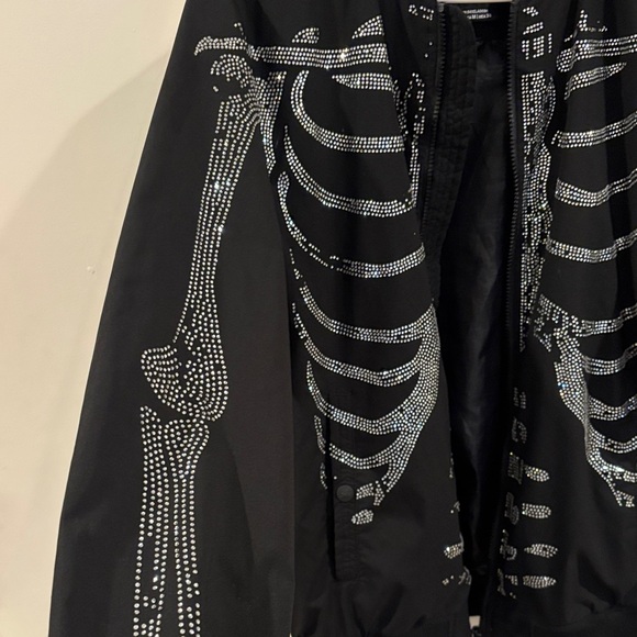 Pull&Bear Black Jacket with Silver Accents - Picture 7 of 14